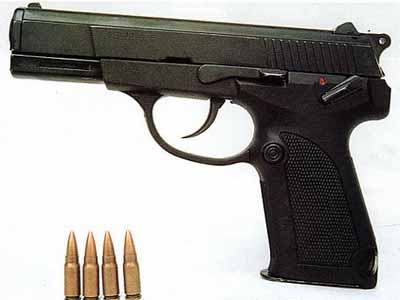 国产最新型QSZ92 5.8×21mm自动手枪