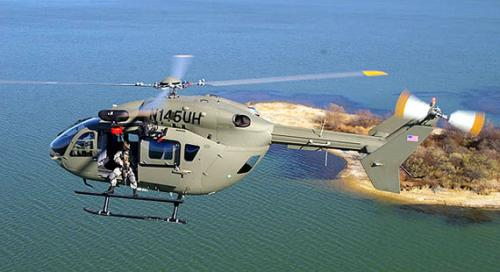 美国陆军开始部署首批UH-72A轻型多用途直升机 